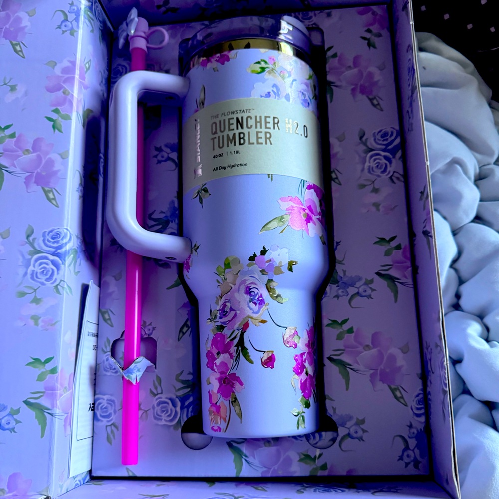 Stanley X Love Shack Fancy Floral Quencher Tumbler with Straw
